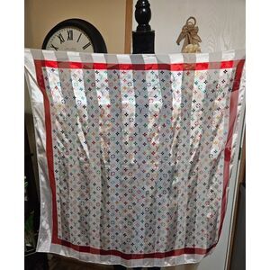 Unbranded Multicolor Logo Print Scarf  - Large